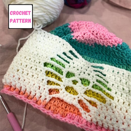  Ready to crochet something daring? This Skull Beanie pattern is beginner-friendly, gothic-chic, and instantly downloadable! Make your own statement piece today  | Loopellacraft | Facebook