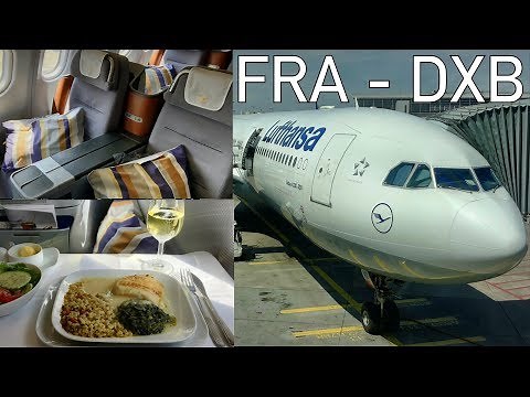 Lufthansa A330 Business Class: FRA - Dubai DXB | LH630 | 21.05.2018 | 4K