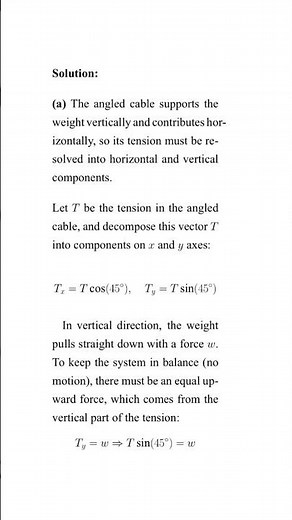 Physics I – Tension and Forces Example