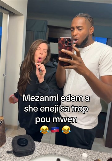 GOOD MORNING! BONJOUUUUU! I don’t know what they are saying but I am here for the vibe!! 🇭🇹🇭🇹💕💕😂😂 #georgesandashley #haitiantiktok🇭🇹 #funnytiktok #couplegoals #couplestiktok