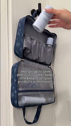 Say goodbye to cluttered counters with the Carryall Travel Bag Set!