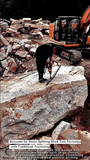 Accurate for Stone Splitting Work Tool Technique with Traditional Technology