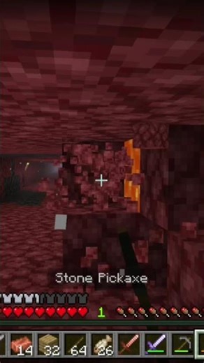 Having fun in the nether! #minecraft