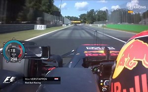 F1 2017年意大利站 维斯塔潘以354公里每小时的速度超车
