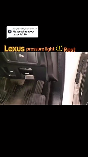How to Reset Lexus Pressure Light with Ease
