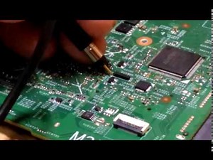 Measuring clock crystal using oscilloscope