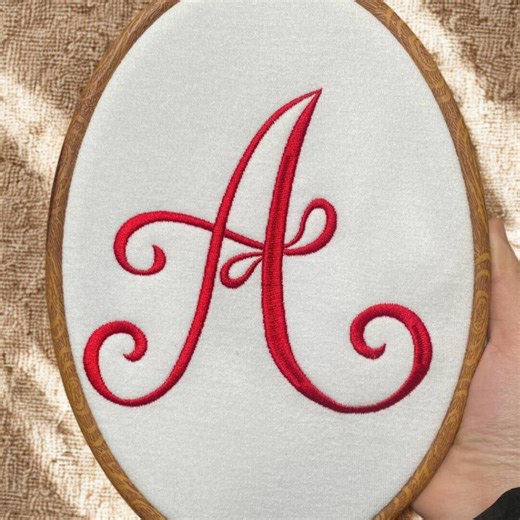 Bow Embroidery Font, Monogram Font | Classic Alphabet A–Z, 9 Sizes (digital Download, BX Font Included) - Etsy