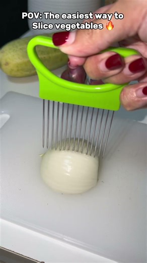 POV: The Easiest Way To Slice Vegetables