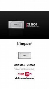 𝟱𝟬𝟬𝗚𝗕 - 𝐌𝐕𝐑 𝟐,𝟐𝟎𝟎 𝟭𝗧𝗕 - 𝐌𝐕𝐑 𝟑,𝟑𝟐𝟓 Kingston XS2000 𝘈𝘷𝘢𝘪𝘭𝘢𝘣𝘭𝘦 𝘢𝘵 𝗖𝗹𝗶𝗰𝗸 𝗖𝗼𝗺𝗽𝘂𝘁𝗲𝗿𝘀 | ClickComputers