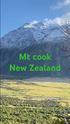 Breathtaking Close-Up Views of Mount Cook, New Zealand