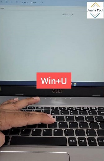 Open Accessibility or Ease of Access in Windows Computer using this Keyboard Shortcut