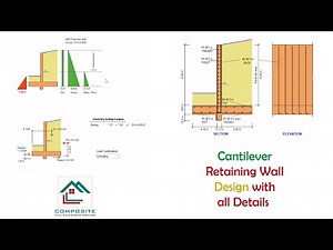 Cantilever Retaining Wall Design by using ASDIP Retain