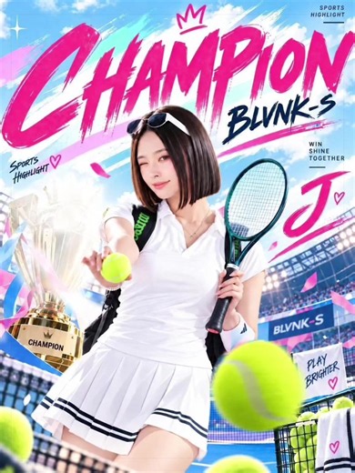 Congratulations 🌹J🌹!! The winner for BLVNK-S Sports Highlight went to our BEST 🎾Tennis Player 💪🔥 Thank you all so much for supporting J🌹..! What will be our next Weekly concept Live? 🤔 #congratulations #J #and #TeamJ #yay