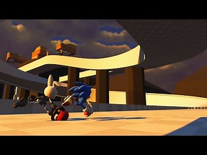 Red Gate Bridge blockout preview - Sonic Forces Re-imagined