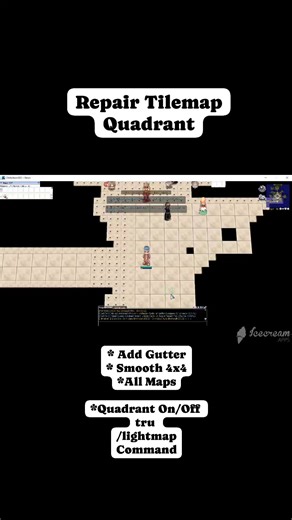 Done 💯💓 Thanks sir! 😉🫰💌 Repair Tilemap 💯 Add Gutter Smooth 4x4 All Maps Quadrant On/Off tru /lightmap Command Kindly Message us for your Custom GRF. 💌👏 #SidelineSidelineMuna | Jhea's GRF