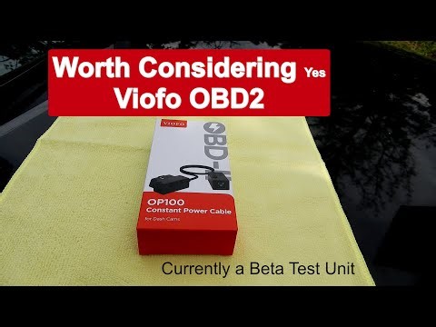 Viofo OP100 ODB2 Adapter Unboxing And Testing. Simple way to connect your dash cam