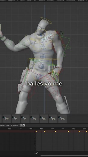 Creando el Baile de Deadpool en Blender