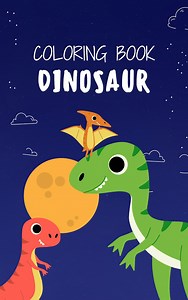 Livre de coloriage dinosaure - Etsy France