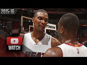 Dwyane Wade & Chris Bosh Full Highlights vs Kings (2015.11.19) - 47 Pts Total