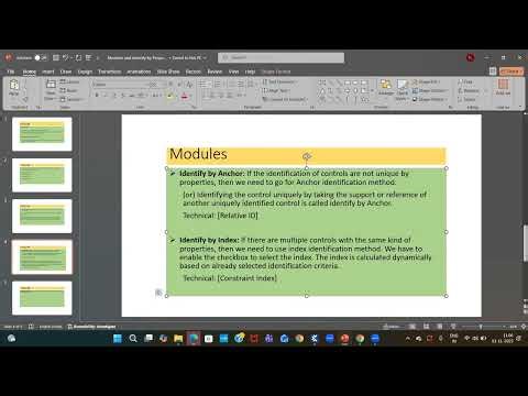 Index Identification Method