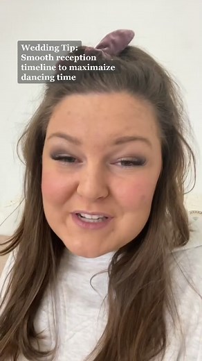 Wedding Tip: Smooth reception timeline to maximize dancing time #weddingtips #weddingtiktok #weddingphotographer #weddingreception #okotaweddings