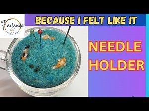 Needle Felted Mini Aquarium in a Glass | Easy DIY Felting Project for Beginners