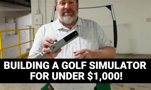 How to build an at-home golf simulator setup for less than $1,000
