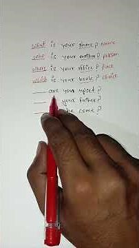 Did you know? how and when we use introgative words?