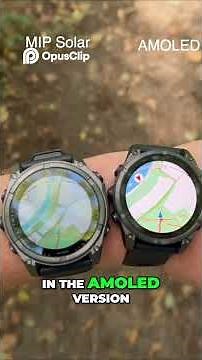 Garmin Fenix 8: AMOLED or MIP Solar? Which one is better? #garmin #amoled #fenix8 #mip #sportswatch