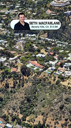 This is the mansion of‘Family Guy’ creator Seth MacFarlane #sethmacfarlane #mansion #celebrity #house #celebrityhouse #familyguy