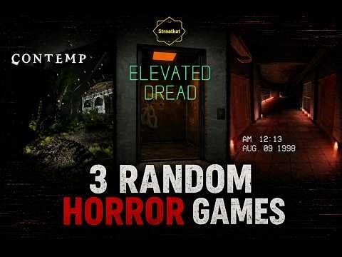 Indie Horror Games Keep Getting Better… These Are Insane | 3 Random Horror Games
