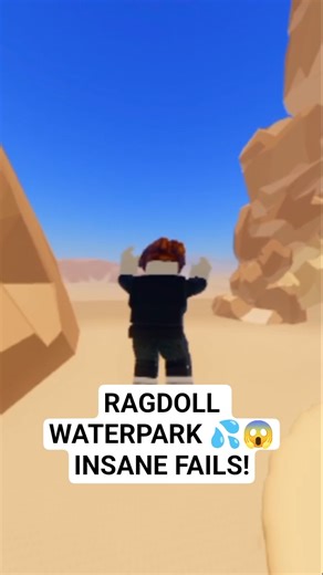 RAGDOLL WATERPARK BROKE MY BRAIN 😱💦 | #roblox Shorts #youtubeshorts #viral