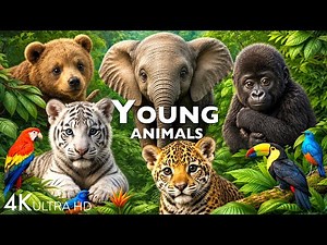 YOUNG ANIMAL DISCOVERY | 60FPS 4K ULTRA HD #4K #ANIMALS