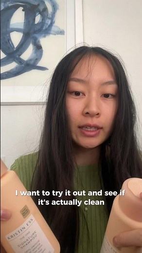 Kristin Ess shampoo and conditioner review #haircare