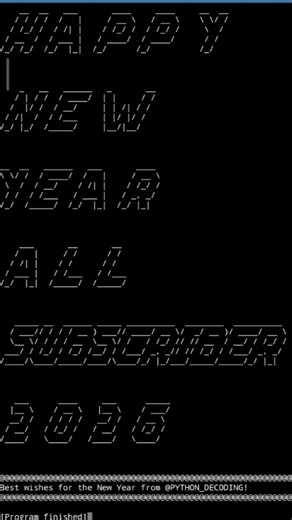 Happy New Year Python Code Available On My Telegram Group Link In comment box