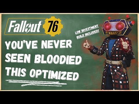 ULTIMATE Bloodied Commando Build (Low Investment Included) - Fallout 76