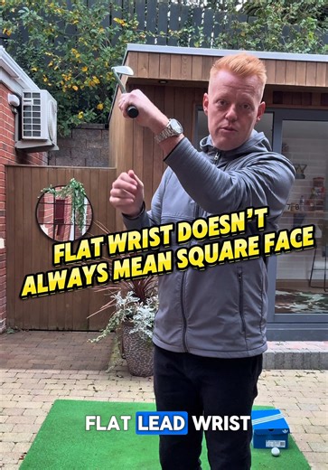 Flat Lead Wrist But Closed Clubface? Here’s Why That Happens in Your Golf Swing In this online lesson, my student had what looked like the perfect position — a flat lead wrist at the top of the backswing — but the clubface was way too closed. So what was the issue? The grip. It started too strong, which caused the clubface to shut even though the wrist position looked ideal. In an ideal world, I like to see the leading edge match the forearm at the top — something that’s easiest to achieve with 