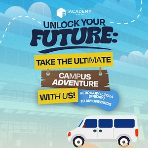 14 reactions | FUTURE GAME CHANGERS! Still undecided about enrolling in iACADEMY? Take a walk with us into the top school of choice for computing, business, and design! Get a glimpse of what makes us different and game-changing.  Hop on this Campus Adventure and end your week with a blast! TGIF, indeed: https://bit.ly/iACADEMYCampusTour See you! #iACADEMY #TransformYourTomorrow | iACADEMY | Facebook