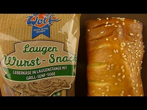 Wolf - Laugen Wurst Snack Leberkäse