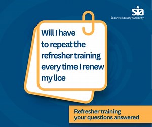 Refresher training- frequently asked questions