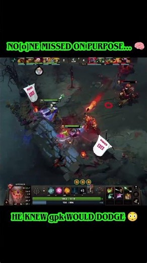 No[o]ne PREDICTED gpk’s DODGE 🤯☀️ #Dota2 #Noone #EWC2026