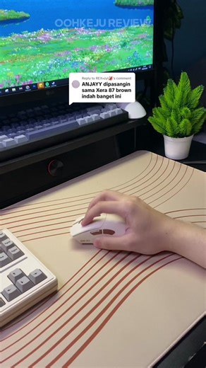 Vortex Series Oni R1 Beige Color - Best Budget Wireless Gaming Mouse