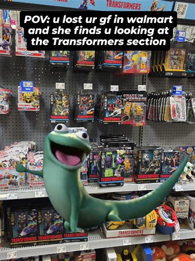 POV: You lost your gf in walmart and she finds you looking at the Transformers section 👋😆 Get yourself some merch! Link in bio camaro-bee127-shop.fourthwall.com Follow @camarobee127 for more TAGS #transformers #foryou #memes #toys #walmart @Walmart