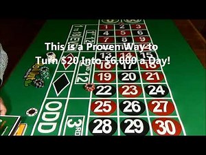 "Best Roulette System for Beginners! $20 Bankroll Beats the Casino!"