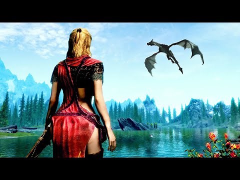 Skyrim but I used THICC mods..