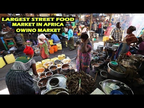 The BIGGEST STREET FOOD MARKET In East African!!! Owino Market, Uganda