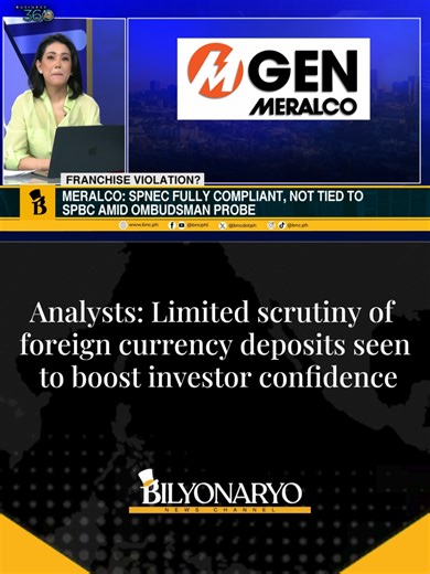 #Business360 | Clearing the air on a solar controversy. Meralco’s power arm moves to separate itself from an ongoing Ombudsman investigation. #controversy #Ombudsman #Meralco #investigation #fyp #foryoupage #fypage #tiktokph #tiktokphilippines #Senado #news #phnews #bnc #latestnews #bilyonaryonewschannel #bilyonaryo