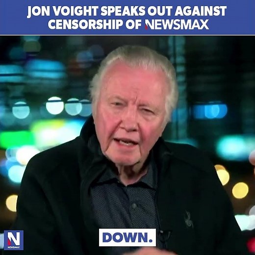 Jon Voight defends NEWSMAX amid cable censorship battle