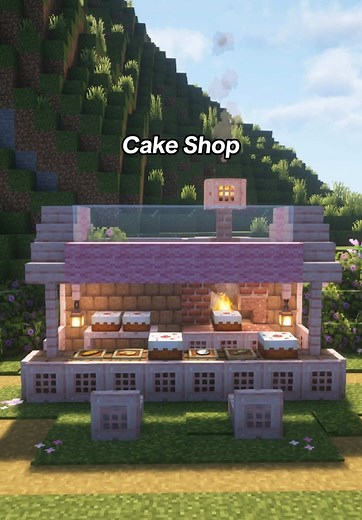 Build a Cute Cake Shop in Minecraft