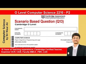 ScenarioBasedQuestion O LEVEL Computer Science 2023